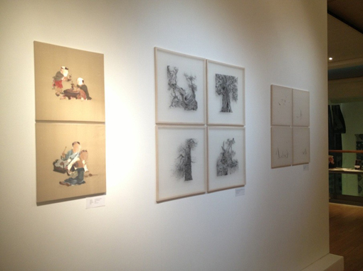 刺绣《婴戏图》、《水墨清奇古怪》、《尔若盛开》